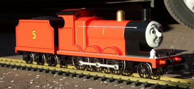 James the (very) red engine