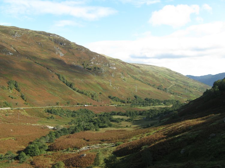 Glen Ogle from the railway